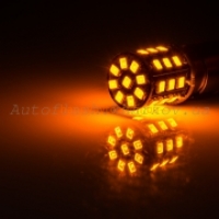 Поворот желтый 1156 33SMD (2835) одноконтактная